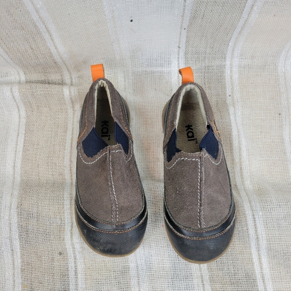See Kai Run Irwin Slip On‎ Shoes Brown Black Size 10 - Picture 2 of 10